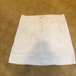 Nike Golf White Drifit Golf Skirt size 8